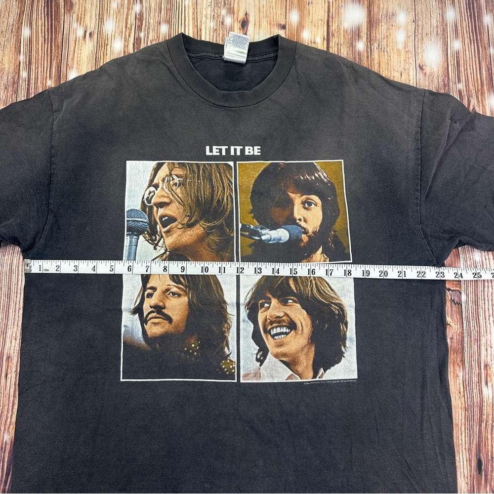 Vintage The Beatles Let It Be T-Shirt Size Xl Apple C… - Gem